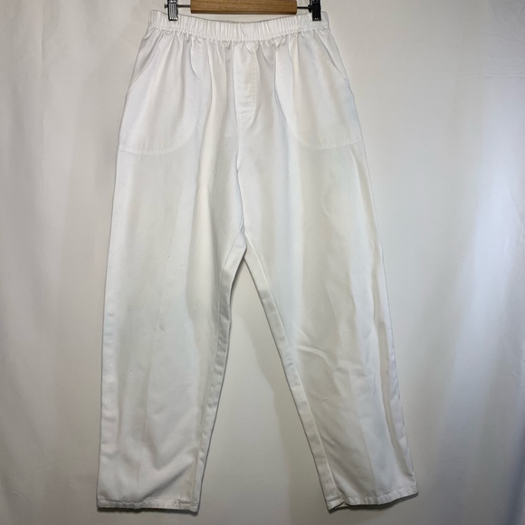 Vintage Pants - 🌻 VINTAGE High Waisted White Pants